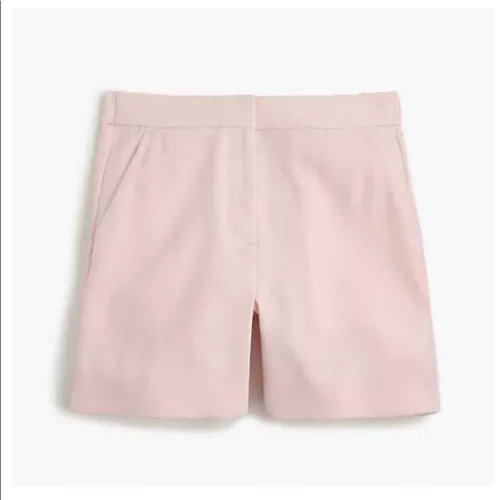 NWT J.CREW Women's Elastic Waist Short H6651 Crepe Sunwashed Pink sz 8
